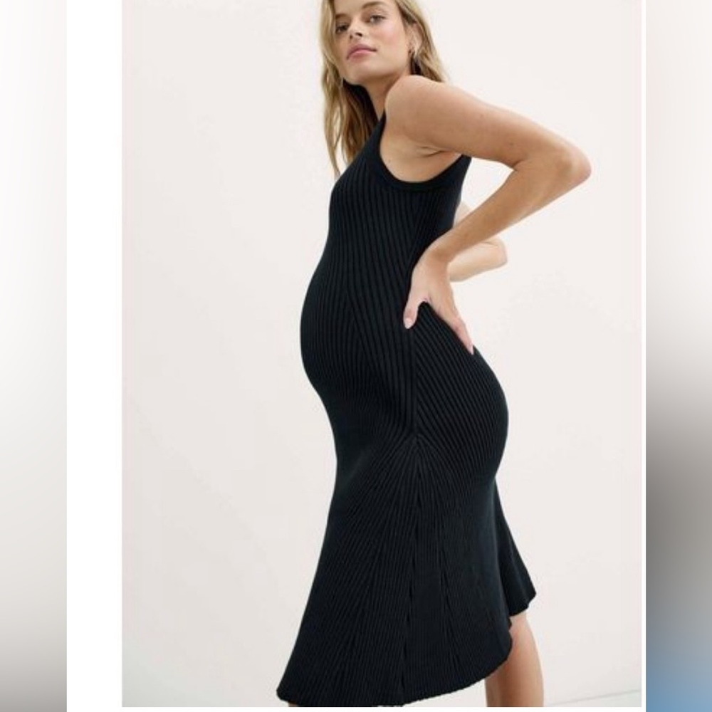 Brand new without tags size 4 Hatch maternity ribbed dress